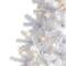6ft. Pre-Lit White Artificial Christmas Tree, Clear LED Lights